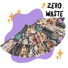 Load image into Gallery viewer, Spooky Patchwork Mini Skirt