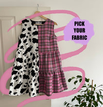 Load image into Gallery viewer, Luna - Cow Tartan Split