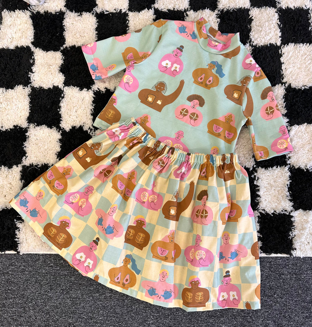 Ellastrated Mini Skirt