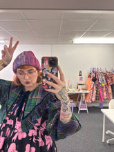 Load image into Gallery viewer, Pink/Purple Crochet Beanie
