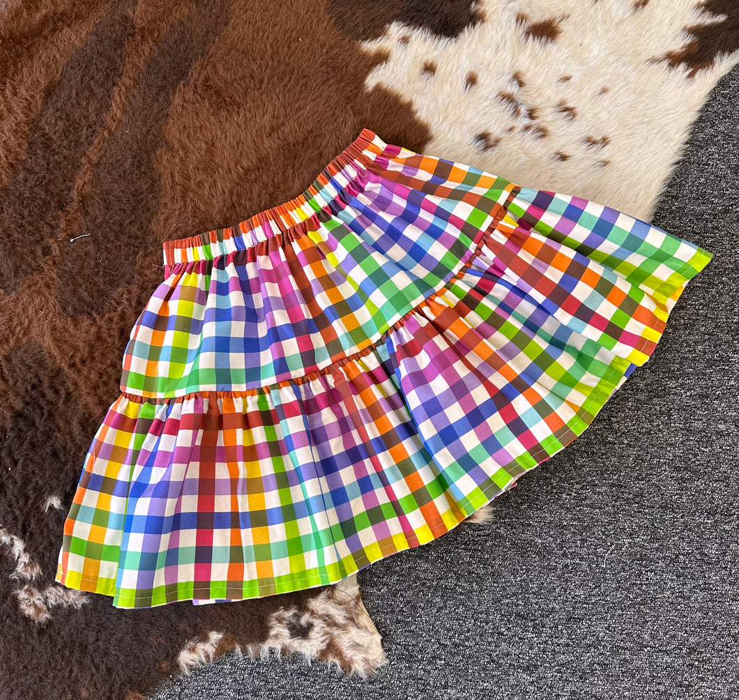 Rainbow Skirt -Size 6