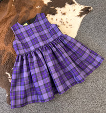 Load image into Gallery viewer, Purple Tartan Mini Dress - Size 16
