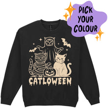 Load image into Gallery viewer, Catloween Sweatshirt - Adult
