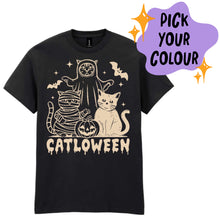 Load image into Gallery viewer, Catloween T-Shirt - Adult
