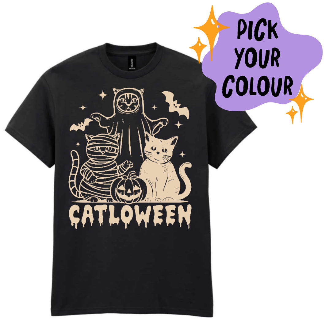 Catloween T-Shirt - Adult