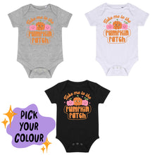 Load image into Gallery viewer, Pumpkin Patch Babygrow
