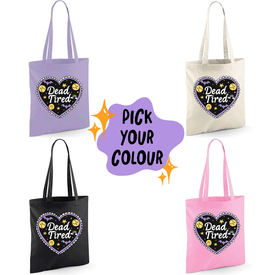 Dead Tired Tote Bag
