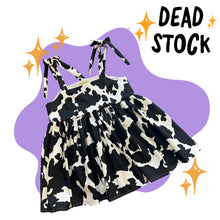 Load image into Gallery viewer, Denim Cow Bunny Tie
