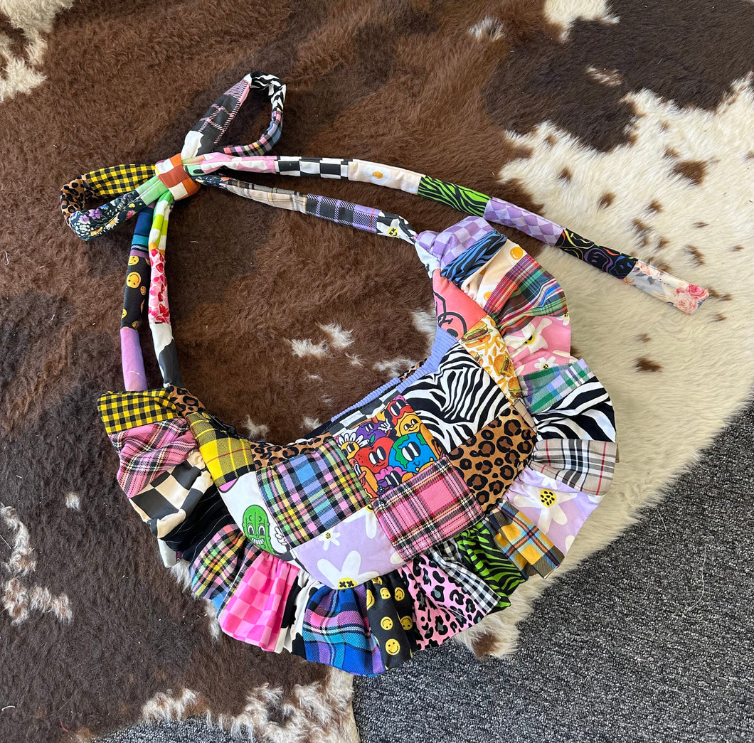 Patchwork Frill Bag