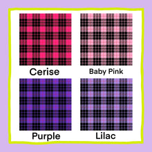 Load image into Gallery viewer, Puff Sleeve Two-Tone Tartan
