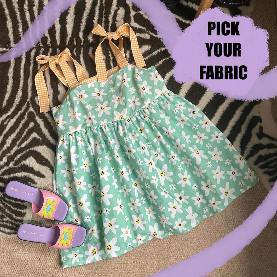 Bunny Tie Smock