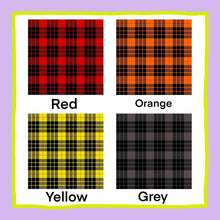 Load image into Gallery viewer, Puff Sleeve Two-Tone Tartan
